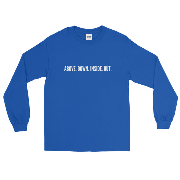 Above. down. inside. out - Long Sleeve T-Shirt – Radical Ink