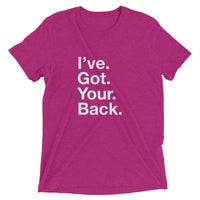 I've. Got. Your. Back - Vertical - Chiropractic - Short sleeve t-shirt