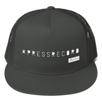 #PressRecord Hat - Mesh Back Snapback