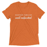 Keeping Families Well Adjusted - Short sleeve t-shirt