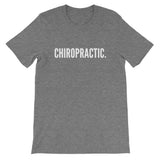 Chiropractic (Front) - We have your Back (Back) - Short-Sleeve Unisex T-Shirt