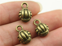 5pcs 10mm 3D Volleyball Charms,-,DIY Handmade Jewelry